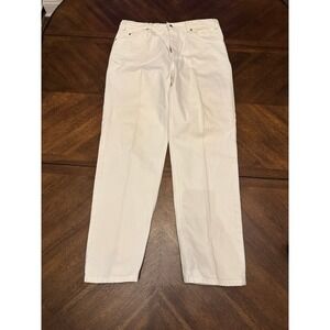 Vintage Levis 540 Relaxed Fit Jeans Mens 36x32 White Orange Tab Made in USA